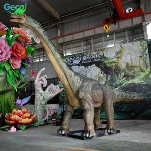 Gecai Dinosaur Park Life Size Animatronic <span class=keywords><strong>Dinosaurio</strong></span> <span class=keywords><strong>Diplodocus</strong></span> Modelo - Product Image 1