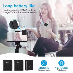 Micrófono Inalámbrico Profesional SX9 con Conector Tipo C, Cancelación de Ruido, Multifunción, Alto Valor y Ventaja - Product Image 5