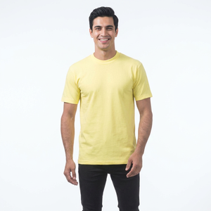 T-shirts à manches courtes pour hommes 100% coton Vêtements d'été pour hommes Grande taille Couleur personnalisée Broderie Imprimée Col rond T-shirts pour hommes - Product Image 1