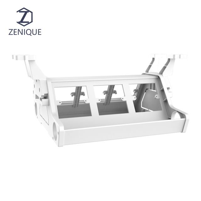 Office Conference Workstation Under-desk Under Table Desk Wire Cable Organizer Management Tray with 86 Reversed Hole