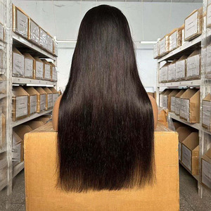 Parrucche Lace Front Liscio Perfetto di Capelli Vietnamiti Grezzi Super Double Drawn di Alta Qualità Parrucche di Capelli Umani Single Drawn per Donne di Colore - Product Image 5