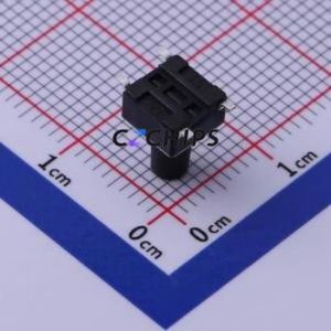 TS-1102S-B-K-B Tactile Switch SMD-4P,6x6mm Switch Single Pole Single Throw Round Button 1.6N Vertical Mount - Product Image 2
