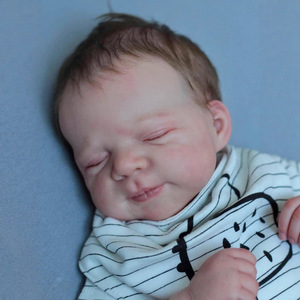 Nuevas Muñecas Bebé Reborn Realistas de 19 Pulgadas para Niños, Juguetes con Cuerpo de Tela Suave, Muñeca Bebé Impresa en 3D de 49 cm - Product Image 1
