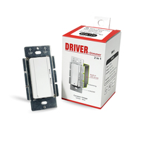 Controlador LED de Voltaje Constante 2 en 1 con Certificación UL Clase 2 DC24V 48V, 96W, Salida PWM para Iluminación Arquitectónica