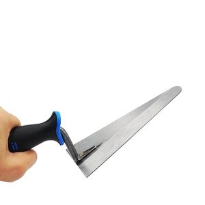 Outil de plâtrage professionnel à lame en acier au carbone à pointe arrondie, poignée ergonomique antidérapante - Product Image 4