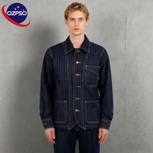 Custom Selvedge <b>Denim</b> <b>Set</b> 11-15 oz Selvedge <b>Jeans</b> and <b>Jacket</b> 2 Pcs Japanese Style Raw Selvedge <b>Jeans</b> Suits for <b>Men</b> - Product Image 1