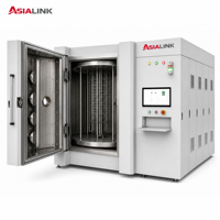 Machine de revêtement sous vide PVD multi-ions à arc automatique AsiaLink pour raccords sanitaires en laiton et quincaillerie décorative métallique