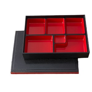Nueva lonchera estilo chino con diseño de madera japonesa, lonchera tipo cantina, caja para sushi, lonchera nutritiva de 6 compartimentos, a prueba de fugas - Product Image 5