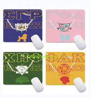 Tapis de Souris Carré Sorority en Promotion – Design Personnalisé, Base Antidérapante en Caoutchouc pour Ordinateur