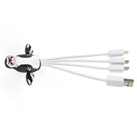 Câble de données USB 2.0 Type-C personnalisé avec design de dessin animé pour véhicule, marque OEM, en PVC, à charge rapide, conducteur en cuivre pour téléphone portable