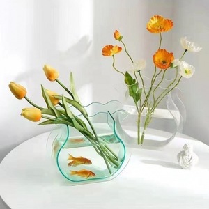 <span class=keywords><strong>Vase</strong></span> Acrylique Moderne Art Déco Petit <span class=keywords><strong>Vase</strong></span> Floral <span class=keywords><strong>Transparent</strong></span> Dessus De Table <span class=keywords><strong>Vase</strong></span> À Fleurs En Acrylique - Product Image 5