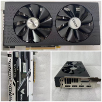 Kartu Grafis RX580 8GB Sapphire Putih dan Hitam 2304sp Bekas