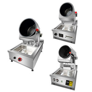 Machine de cuisson automatique électrique au gaz pour riz frit Wok avec évier <span class=keywords><strong>Cuisine</strong></span> Restaurant Pot rotatif <span class=keywords><strong>Robot</strong></span> <span class=keywords><strong>cuiseur</strong></span> - Product Image 1