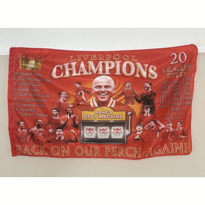 <span class=keywords><strong>Bandera</strong></span> de campeones de piscina de hígado de poliéster 3*5 para motivar a los jugadores a reunir a los fanáticos del fútbol - Product Image 5