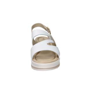 Valleverde Donna Sandalwood - Sandalias de cuña con tacón de 5 cm, color blanco beige, talla 40 - Product Image 3