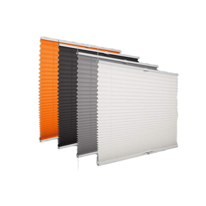Modern Honeycomb <b>Shade</b> Adhesive Plisse Pleated Blinds <b>Shades</b> Easy No-Drilling Top-Bottom Built-In Installation Horizontal - Product Image 1