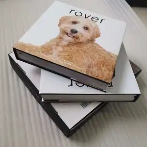 Capa dura cães bonitos foto livro impressão