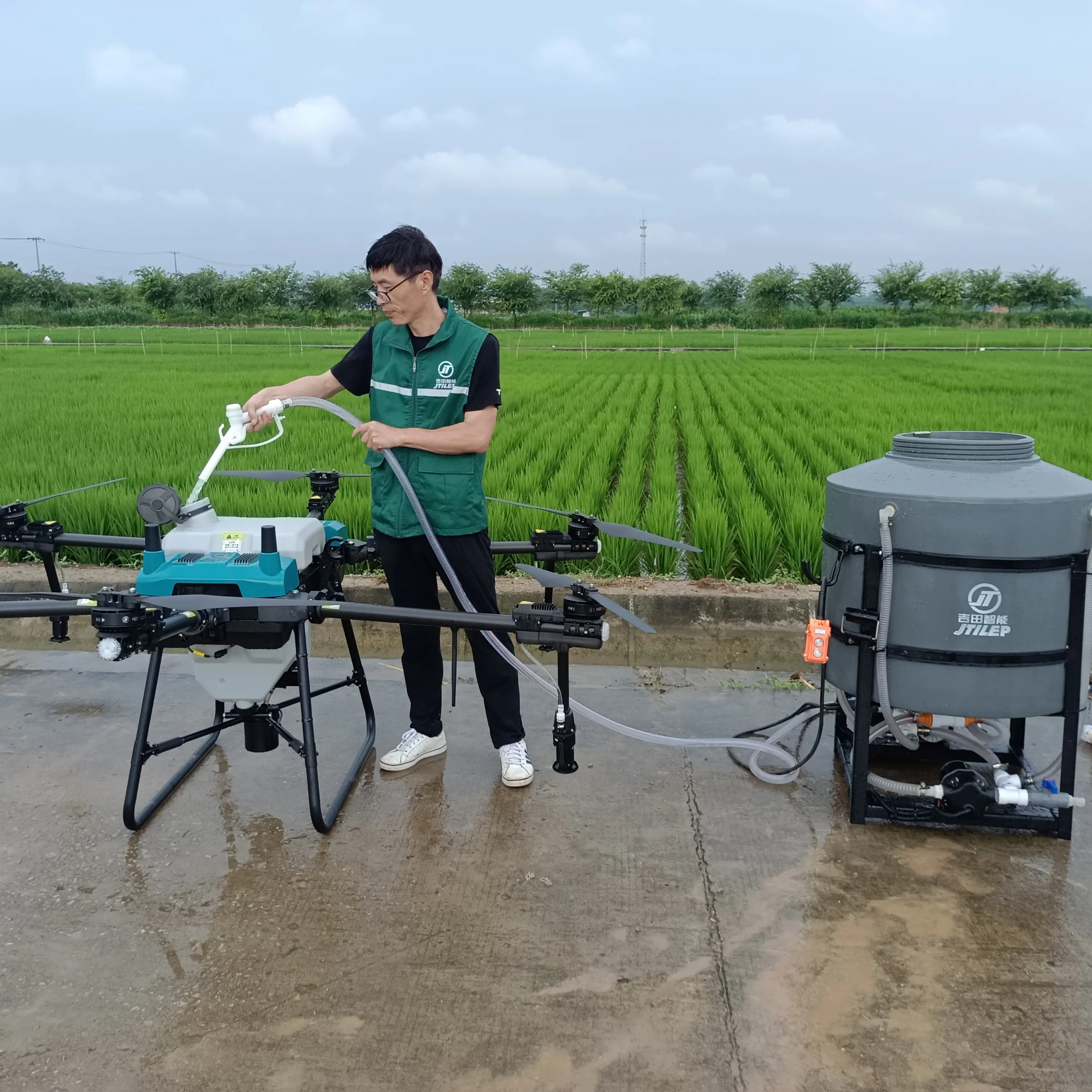 Cina fabbricazione professionale macchina Dron Power agricola spruzzatore t40