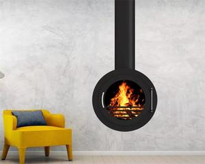 Estufa de Leña Clásica para Interiores, de Acero <span class=keywords><strong>Refractario</strong></span>, para Calefacción <span class=keywords><strong>Interior</strong></span> - Product Image 6