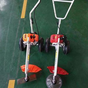 43cc Grass Cutter Gasoline Hand-Push <b>Cultivator</b> with Wheels for Garden Soil Cultivation and Land Preparation - Product Image 6