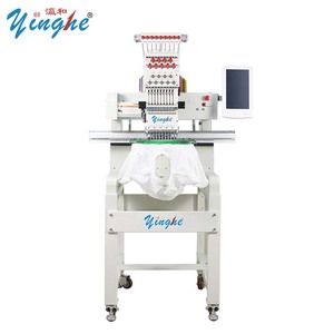 Máquina de bordar de 9 agujas Yinghe, precio de fábrica de un solo cabezal, incluye gorra plana y prendas terminadas, nueva condición automática - Product Image 2