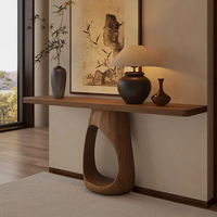 Table d'entrée en bois massif chinoise, décoration de luxe pour la maison neuve, convertible en meuble de rangement pour couloir, entrée, salon