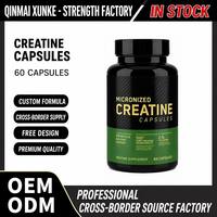 Kapsul Creatine Monohydrate Mikronisasi OEM Nutrition Mendukung Suplemen Pembentukan Otot