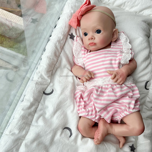 Muñeca <span class=keywords><strong>Reborn</strong></span> de <span class=keywords><strong>silicona</strong></span> Platino de 18 pulgadas, suave al tacto, pintada sólida, bebé <span class=keywords><strong>Reborn</strong></span> Corpo De <span class=keywords><strong>Silicona</strong></span> - Product Image 2