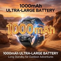 Montre connectée étanche 3ATM personnalisée OEM K77, prix d'usine, batterie 1000 mAh, grand écran 1,7 pouce, montre connectée de sport d'extérieur