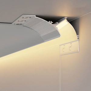 Profilé en <span class=keywords><strong>aluminium</strong></span> à LED personnalisé Profilé en <span class=keywords><strong>aluminium</strong></span> antirouille d'angle pour plafonnier Profilé de lumière à LED en <span class=keywords><strong>aluminium</strong></span> - Product Image 5