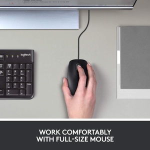Souris optique filaire <span class=keywords><strong>Logitech</strong></span> M100R 100% originale, Interface USB pleine taille 1000DPI - Product Image 5