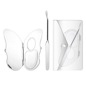 ถาดผสมอะคริลิคใสพับได้รูปผีเสื้อสำหรับเก็บรองพื้นและใช้สำหรับงานศิลปะ - Product Image 2