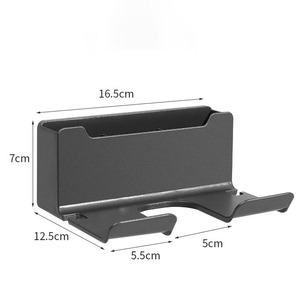 Supporto per asciugacapelli a parete in <span class=keywords><strong>plastica</strong></span> mensola per asciugacapelli e utensili a mano porta asciugacapelli - Product Image 6