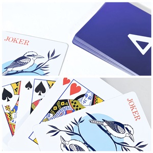 PVC Playing Cards 57x87mm Waterproof Plastic Game Cards For Chess And Card <b>Entertainment</b> Venues - Product Image 2