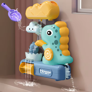 Pommeau de Douche Dinosaure BGL en ABS pour Bébé, <span class=keywords><strong>Jouet</strong></span> de Bain Musical Rotatif avec Ventouse, Jouets de Bain en Plastique pour Enfants de 2 à 13 Ans, Unisexe - Product Image 6