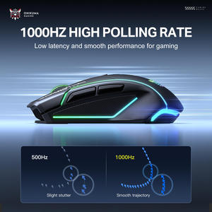 <span class=keywords><strong>Souris</strong></span> de jeu sans fil tri-mode en gros d'usine ONIKUMA DM06 noire RGB 12800 DPI 1000Hz à faible latence pour l'e-sport CE RoHS - Product Image 5