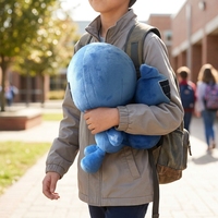 Peluche Amigo Bluudude Abandonné de Haute Qualité, Figurine de Jeu d'Horreur Courte 25cm, Jouet de Noël en Gros pour Magasin de Marchandises pour Adolescents