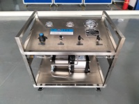 Pompe de surpression à air comprimé pour le récupération et le remplissage de réfrigérant liquide pour R22 R134a R407C