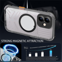 Coque de téléphone iPhone 16 Pro Plus semi-transparente givrée et électro-plaquée - Protection entièrement scellée, compatible avec iPhone 16 16ProMax