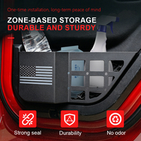 Prix de gros pour boîte de rangement de porte arrière et sac organisateur Molle de porte arrière pour Jeep Wrangler JL modèle 2018-2026, accessoires intérieurs