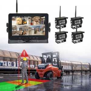 Système de surveillance AHD sans fil 1080P avec <span class=keywords><strong>carte</strong></span> SD, caméra de recul étanche pour chariot élévateur avec vision nocturne et détection d'angle mort par IA (AI BSD) - Product Image 2