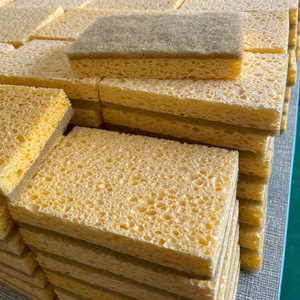 Compressed Wood Pulp Foam Sheets Rectangle 100 Gcm3 Kitchen Cleaning Sponges Bath Use - Product Image 3