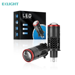 Nuevo EKLIGHT M2 H4 Led proyector lente Canbus Super brillante Mini Bi Led proyector lente ajuste coches motocicleta bicicleta - Product Image 1