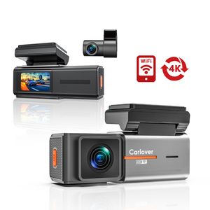 Caméra de tableau de bord double 4K pour voiture, enregistreur de conduite WiFi 4K avant et arrière, caméra embarquée 4K pour voitures - Product Image 1