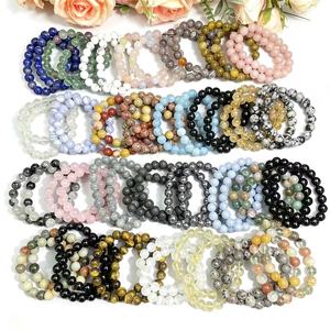 Pulseras <span class=keywords><strong>de</strong></span> Cuentas <span class=keywords><strong>de</strong></span> Cristal Natural <span class=keywords><strong>de</strong></span> 8mm, Pulseras Elásticas <span class=keywords><strong>de</strong></span> Piedras Preciosas Curativas para Mujeres y Hombres, Joyería al por Mayor - Product Image 5