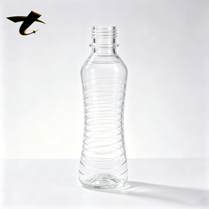 Bouteille en verre cylindrique de 500 ml pour boissons et jus, avec logo personnalisé, bouchon ROPP, joint en aluminium, emballage réutilisable pour boissons - Product Image 2