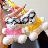 QQ vente en gros nouveau porte-clés en peluche doux et parfumé, pendentif de sac de poupée de lapin à longues oreilles,