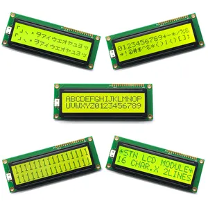 มินิจอแอลซีดีดอทเมทริกซ์แสดงผล16ตัวอักษร2เส้นโมดูล LCD 16X2บรรทัดจอแสดงผล LCD