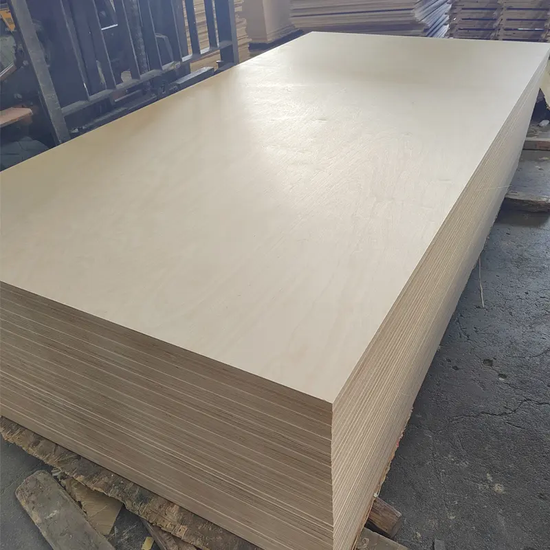 Birch plywood size 4x8 wood sheets 12ply 13ply baltic board white birch plywood