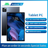 Tablette PC Android 10 OEM 10,1 pouces 64 Go MTK 3G Octa Core 1920x1200 Écran capacitif Éducative Nouvelle